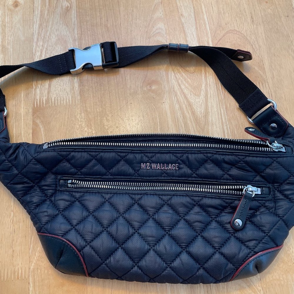 MZ Wallace Crosby Belt Bag - Black